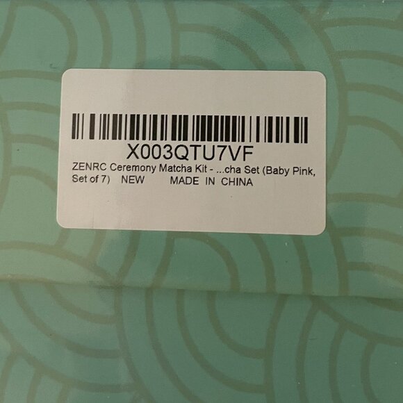 ZENRC Ceremony Matcha Kit 7 Piece Traditional Bamboo Accessories in Pink New - Picture 6 of 6